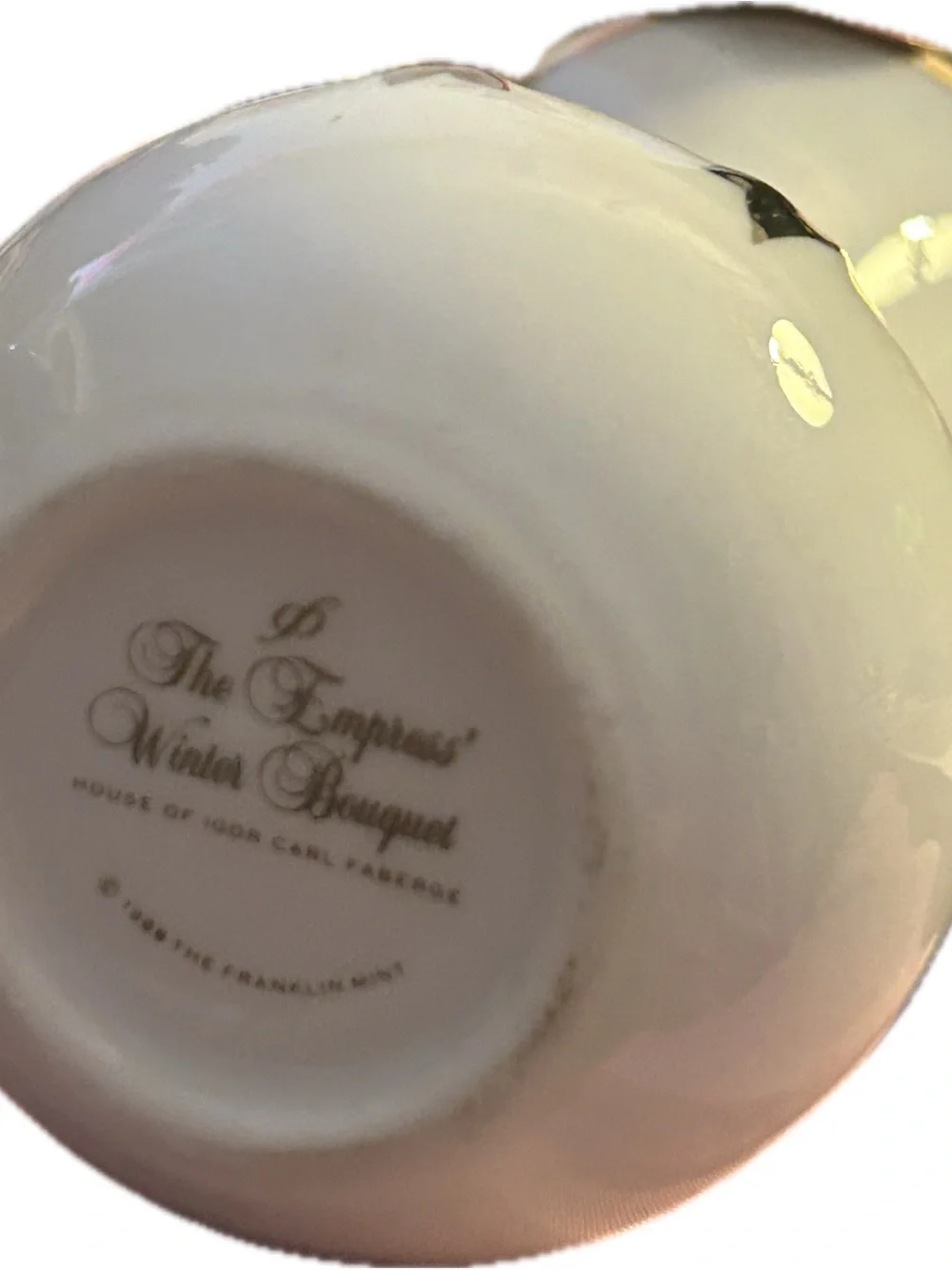 Vintage Franklin Mint “The Empress’ Winter Bouquet” House of Igor Carl Faberge
